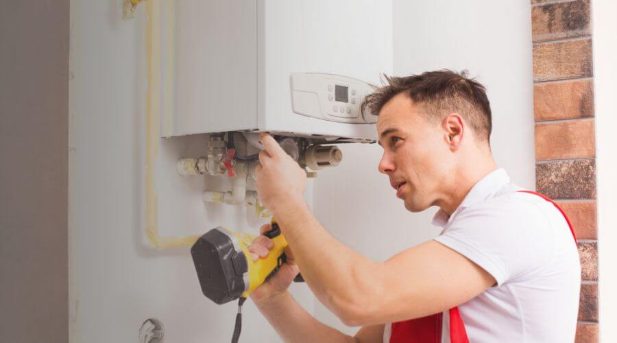 Local tankless water heater installation in Wellington, OH